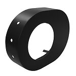 Rosette 130 mm schwarz Zubehör DS01