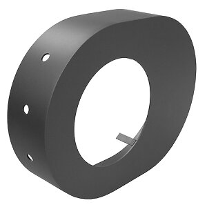 Rosette 130 mm silbergrau Zubehör DS01